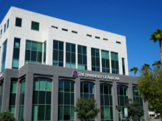 Photo of a building with University of Arizona logo